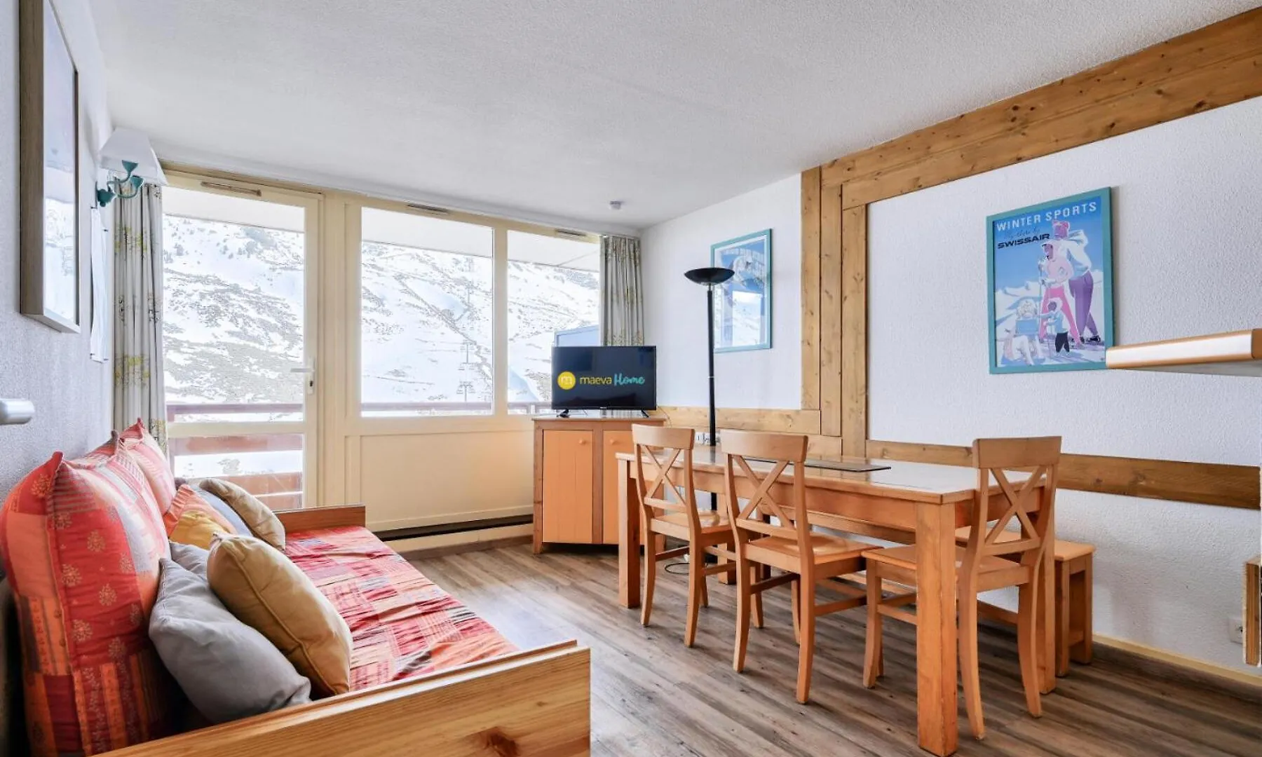 Daire Residence Le Montana - Maeva Home - Appartement 2 Pieces 6 Personnes Confort Mae-6953 La Mongie Fransa